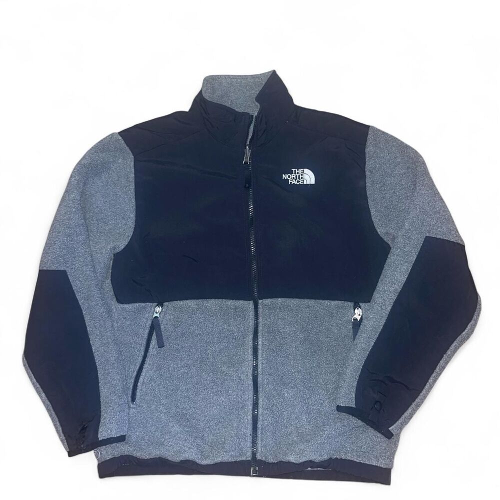 The North Face Kids Boys' Grey and Black Jacket SZ L